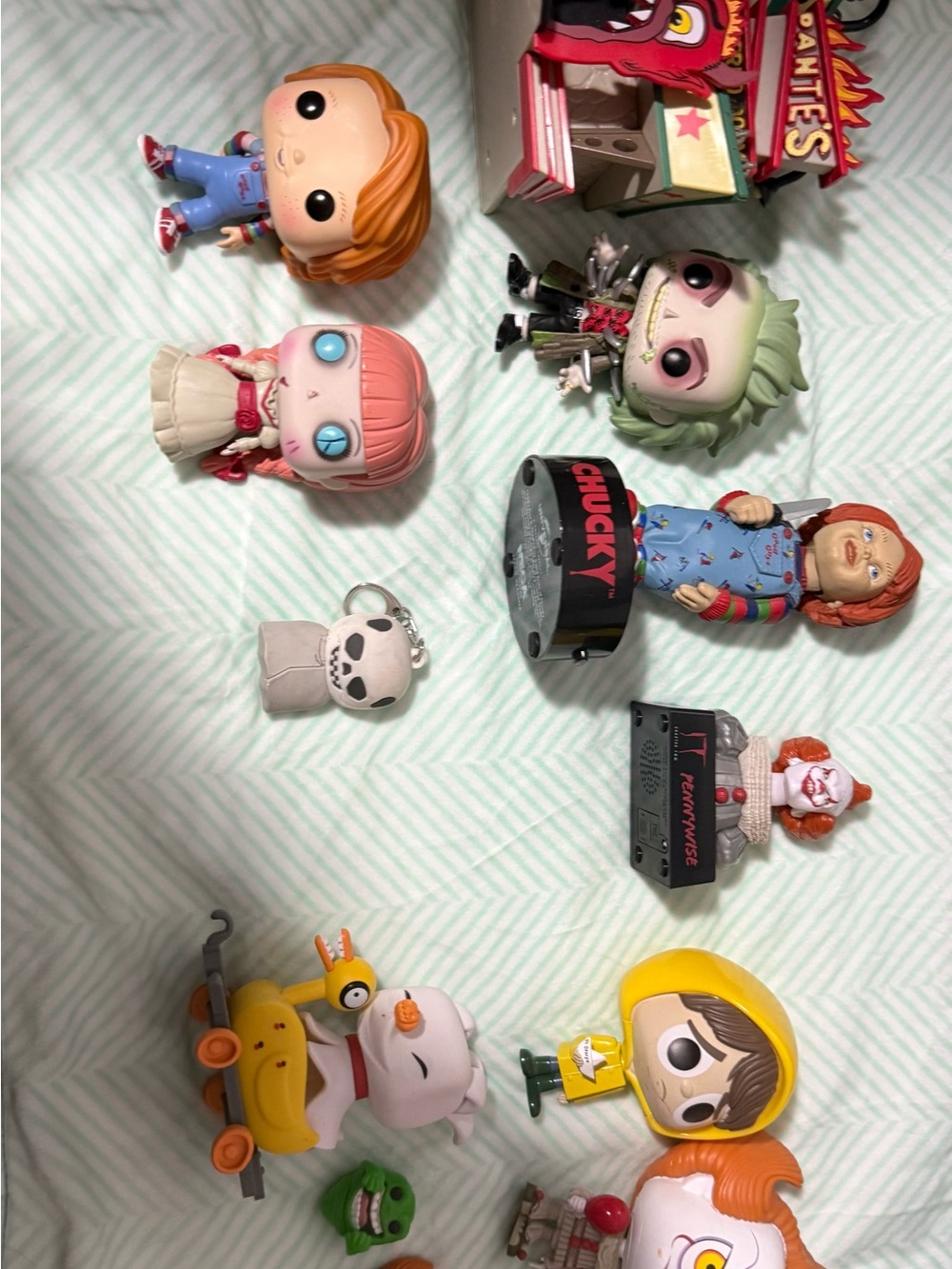 Horror set- Funko pops, bobble heads, etc.